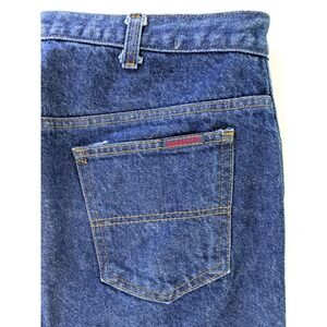 Dakota Mens Workwear Jeans Dark Wash Straight Leg Made in USA Denim Blue 36x30